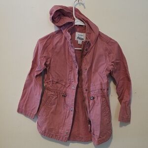Old Navy Kids Dusty Pink Hooded Raincoat